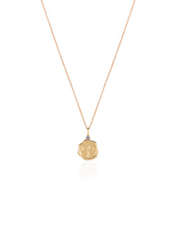 Aries Sign Gold Necklace