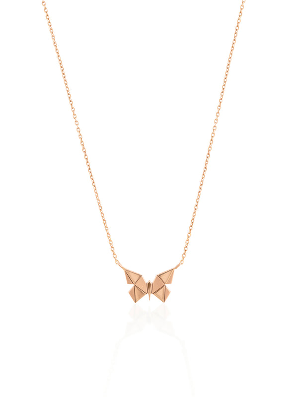 Small Butterfly Gold Necklace