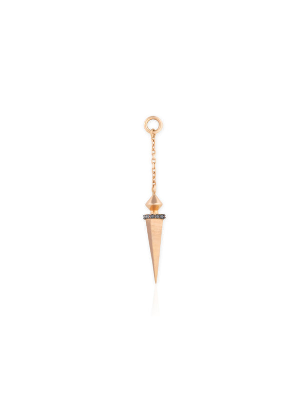 Spear Charm - Gold Diamond