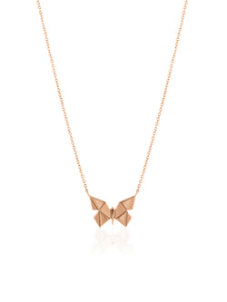 Large Butterfly Gold Necklace