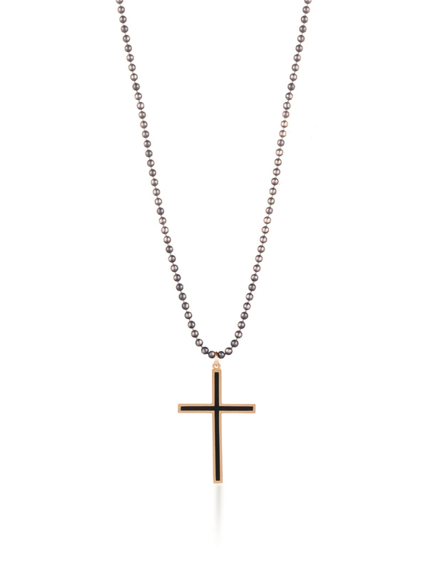 Double Sided Cross Necklace