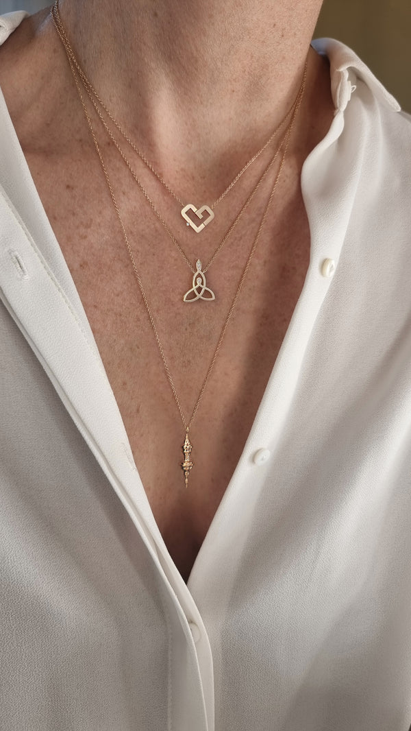 HOB (حب) Gold Necklace