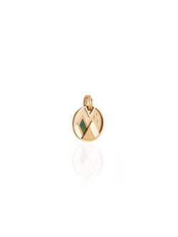 Earth Element Gold Charm