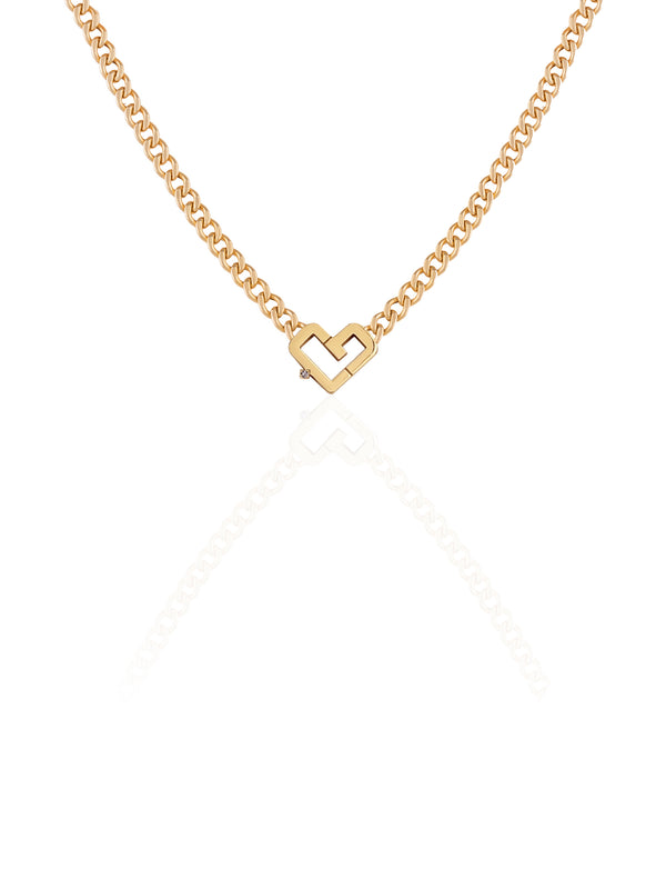 HOB (حب) Curb Chain Gold Choker