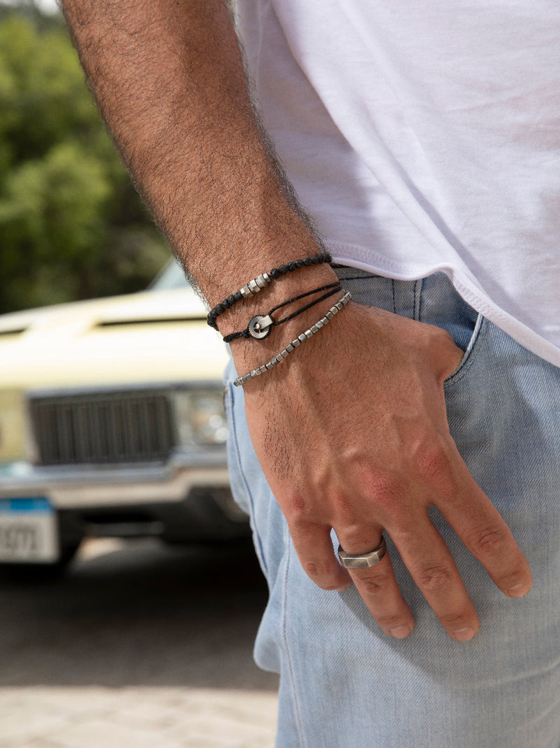 Hex Ring Silver