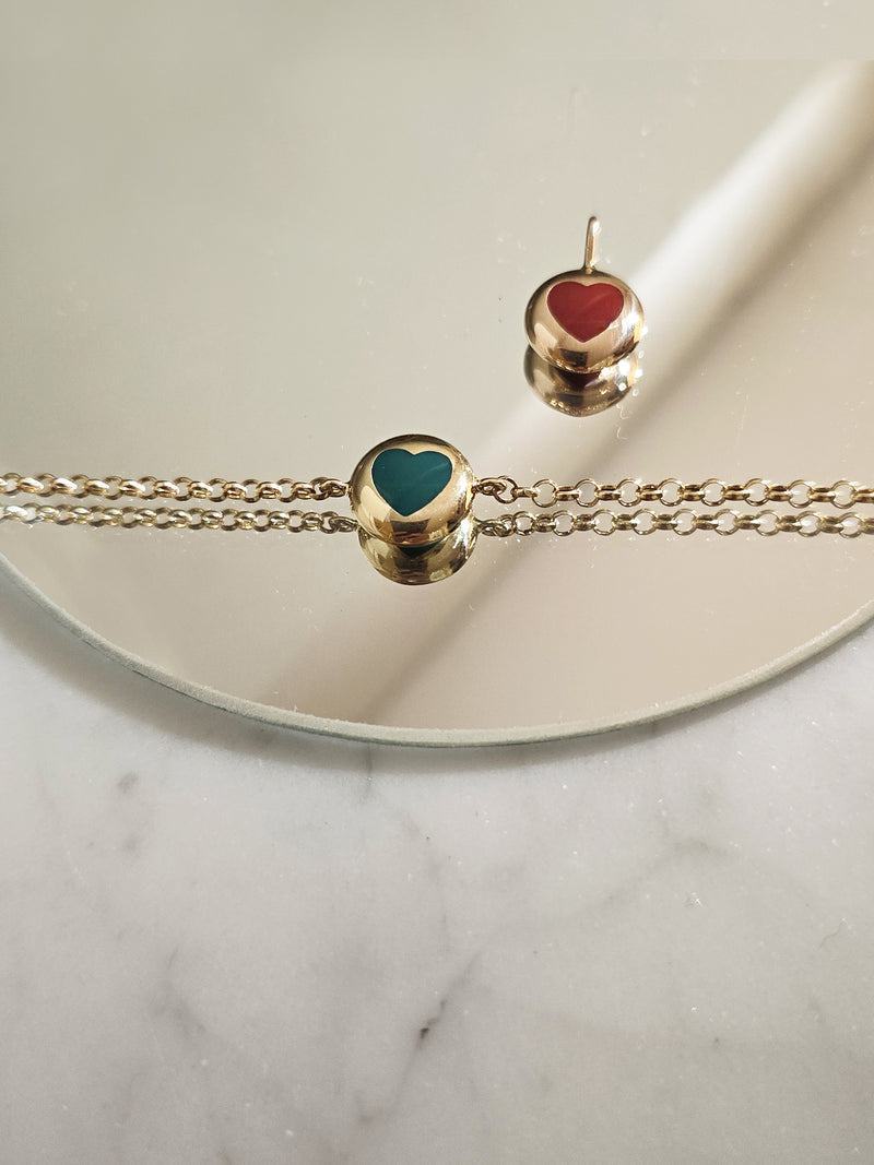 Double The Heart Chopard Chain Bracelet