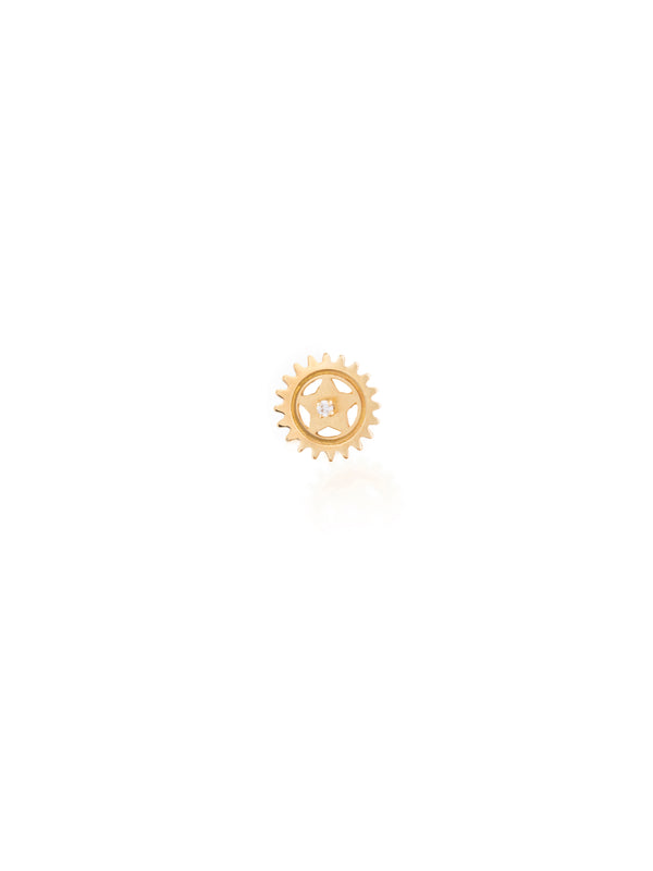 Uno Gear Earring Single Earring