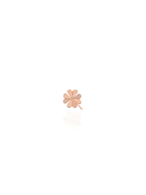 Clover Gold Single Earring