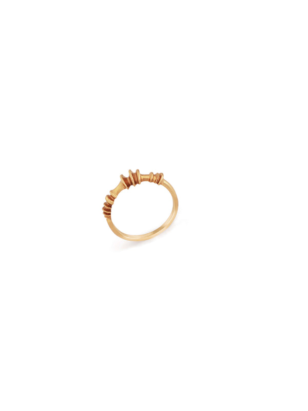 Soundwave Small Gold Ring