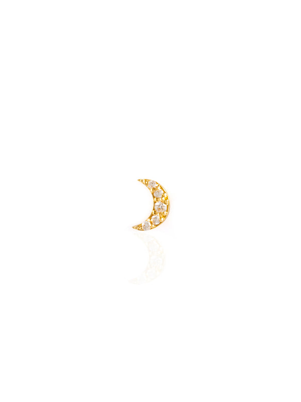 White Diamond Moon Piercing