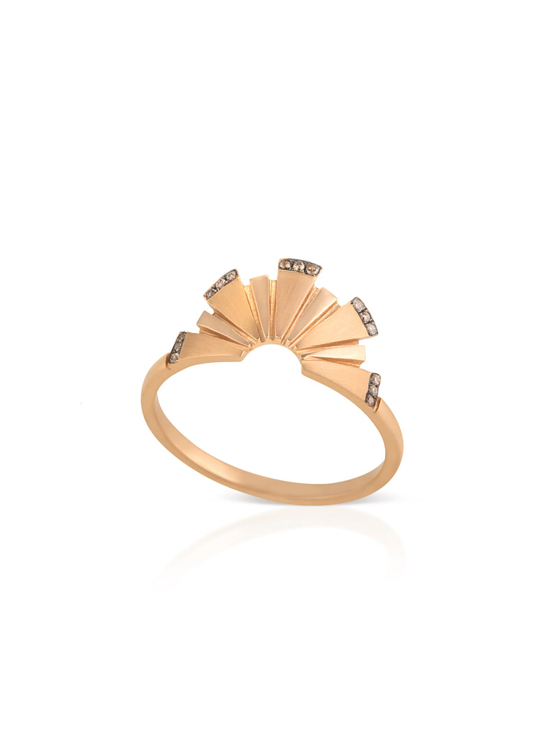 Rays of Hope Gold Ring