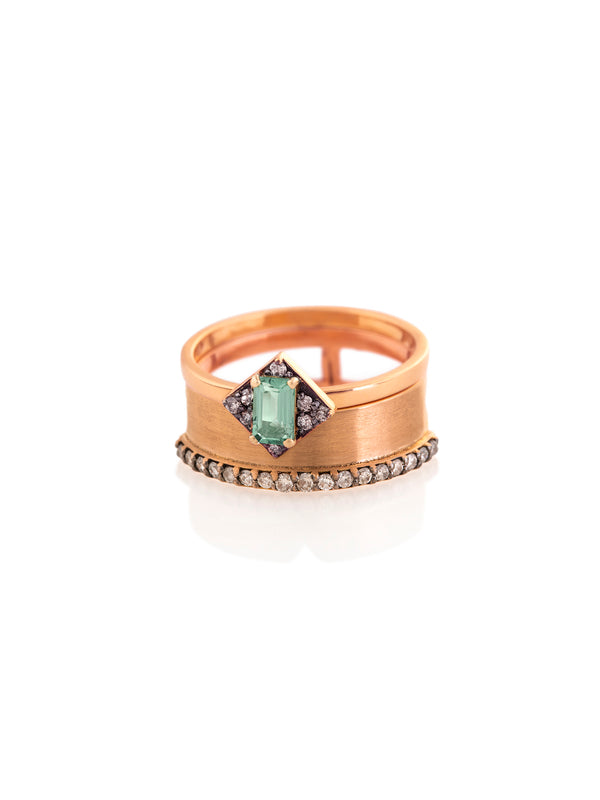 Gold Diamonds Selene Ring