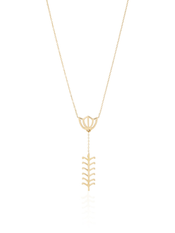 Gold Shaffe Necklace
