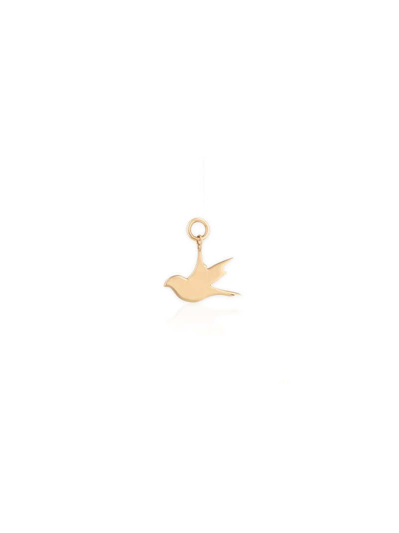 Bird Charm - Gold