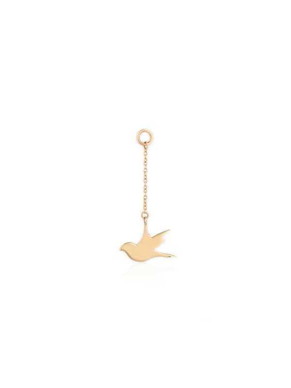 Bird Charm - Gold
