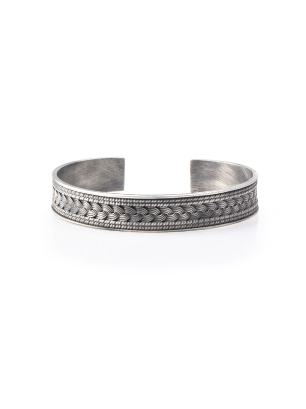 Braided Bangle Silver