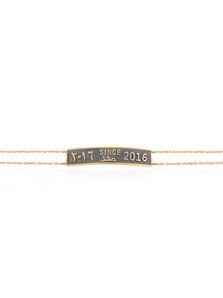 Gold Plate Chain Bracelet For Her