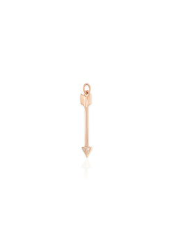 Arrow Charm - Gold Diamond