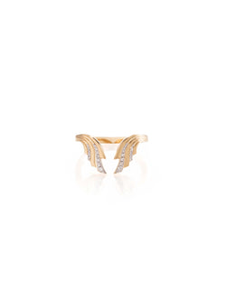 Angel Wing Diamond Ring