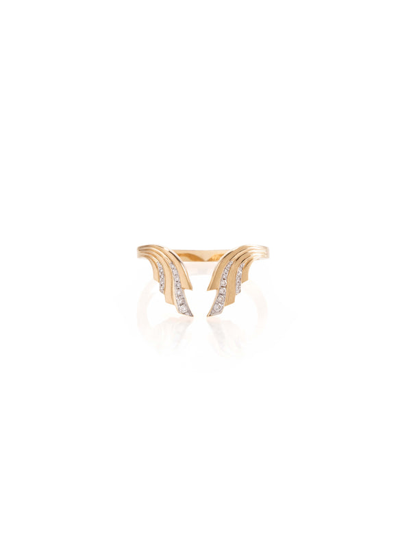 Angel Wing Diamond Ring