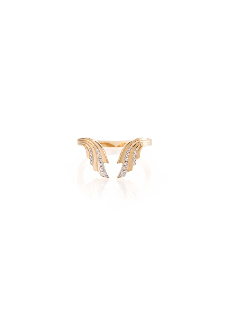 Angel Wing Diamond Ring