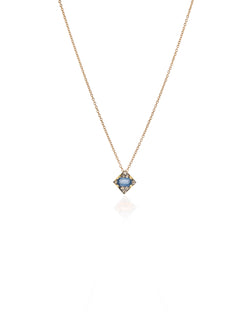 Gold Diamond Sapphire Apolo Necklace