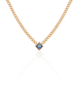 Gold Diamond Apolo Curb Chain Choker