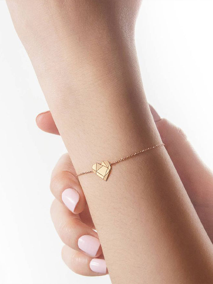Heart Gold Bracelet