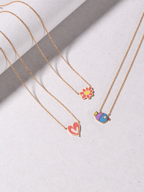 Flower Power Gold Necklace