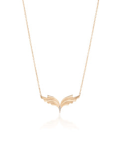 Large Angel Wing Necklace