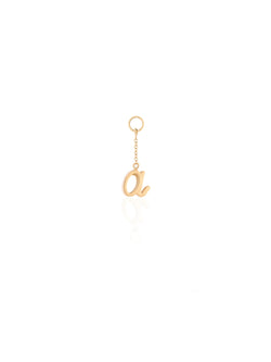 Letter A Charm - Gold