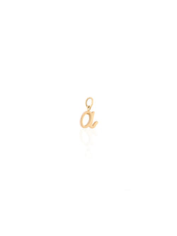 Letter A Charm - Gold