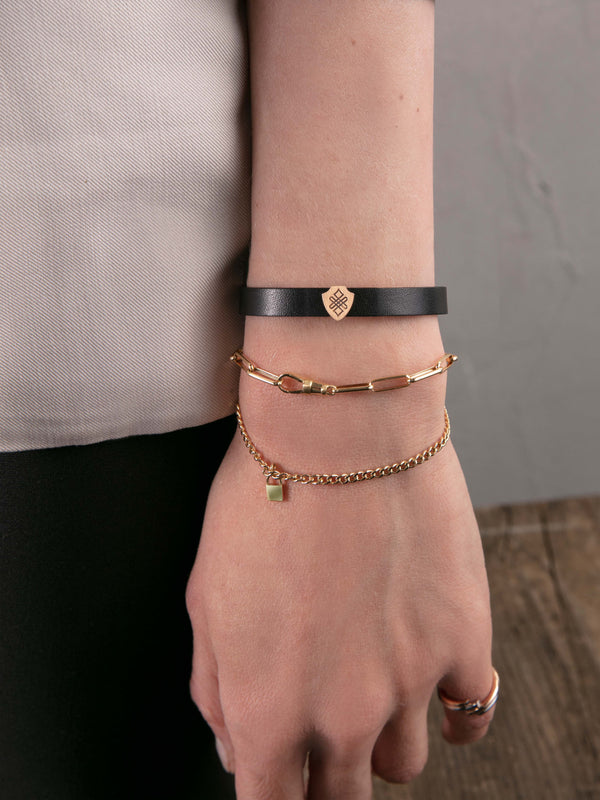 Endless Knot Leather Bracelet