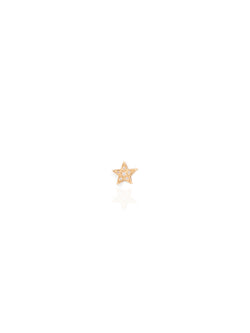 White Diamond Small Star Piercing