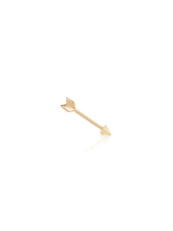 Gold Arrow Single Earring