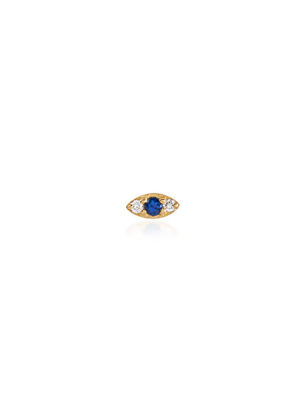 Sapphire Evil Eye Piercing