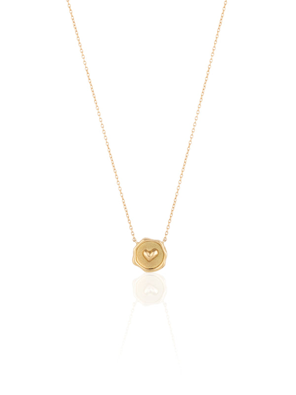 Sealed Love Gold Necklace