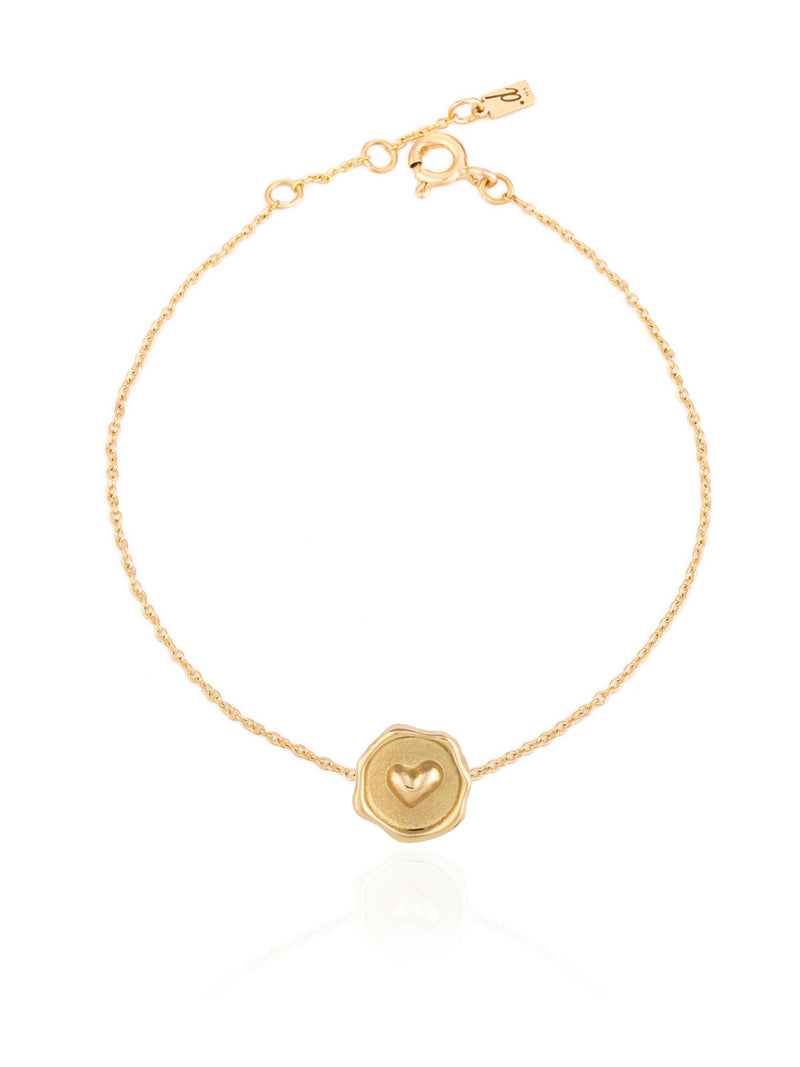 Sealed Love Gold Bracelet