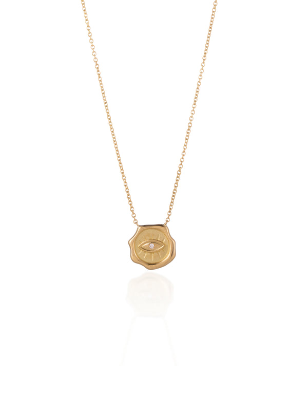 Gold Sealed Protection Necklace
