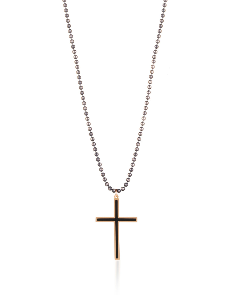 Double Sided Cross Necklace