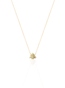 Small Cedar Gold Necklace