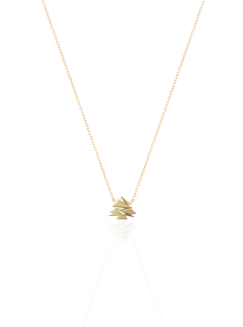 Small Cedar Gold Necklace