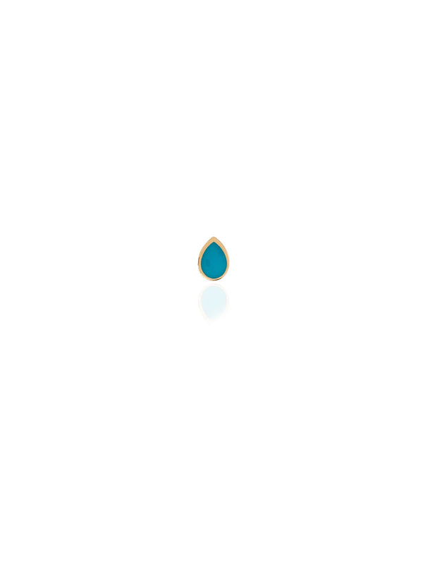 Turquoise Drop Single Earring