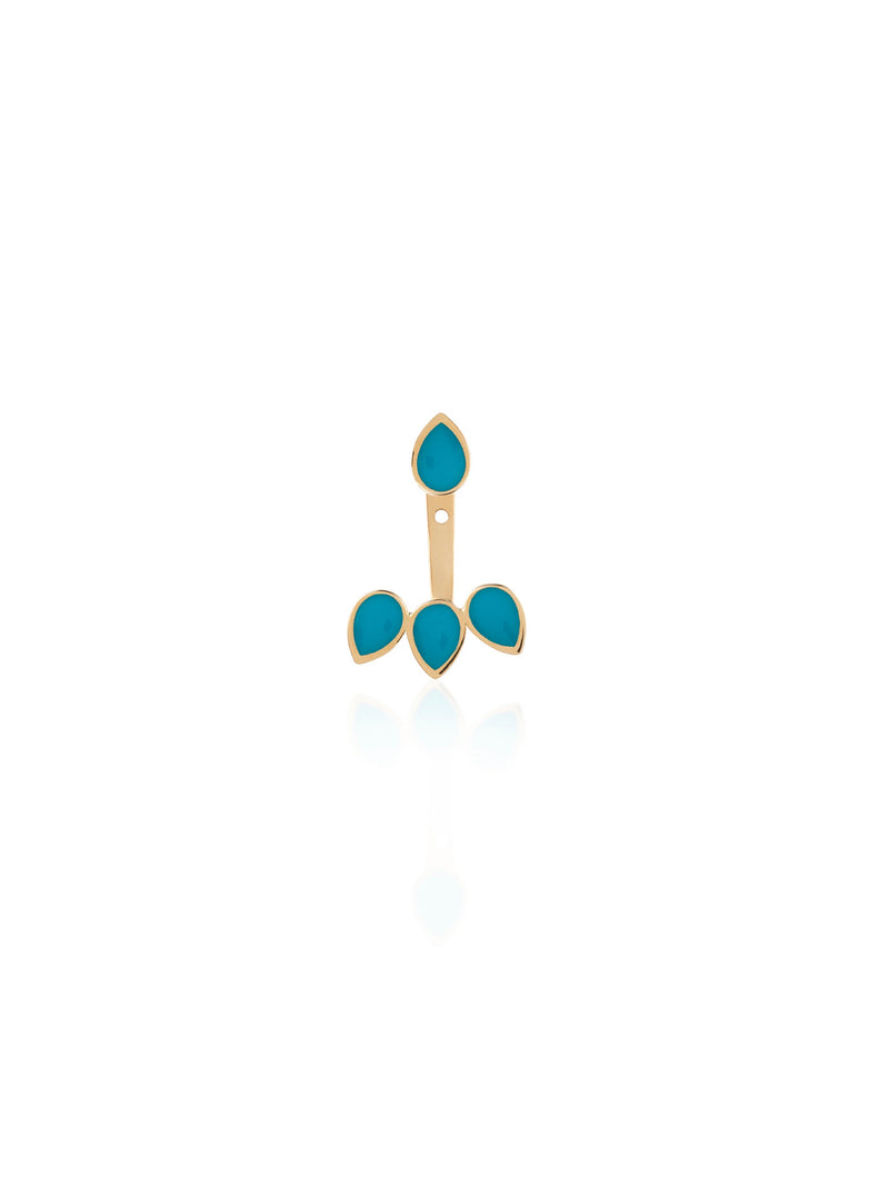 Turquoise Drop with Extension Single Earring